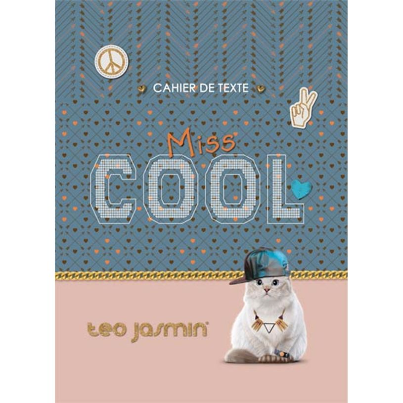 3661507216386-Cahier de texte Teo Jasmin - 15 x 21 cm - 2 décors au choix : Mood ou Star - Kid'Abord-P_400005966_3-2