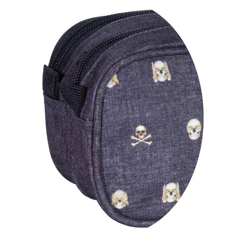 3661507727387-Trousse rectangulaire NEW MOJI Skull - 2 compartiments - gris - Kid'Abord-P_400005971_2-1