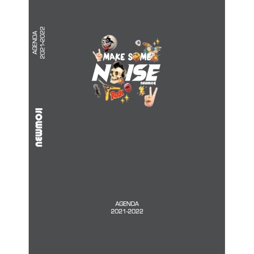 3661507715407-Agenda New Moji Rock - 1 jour par page - 12 x 17 cm - Kid'Abord-P_400005973_1-0
