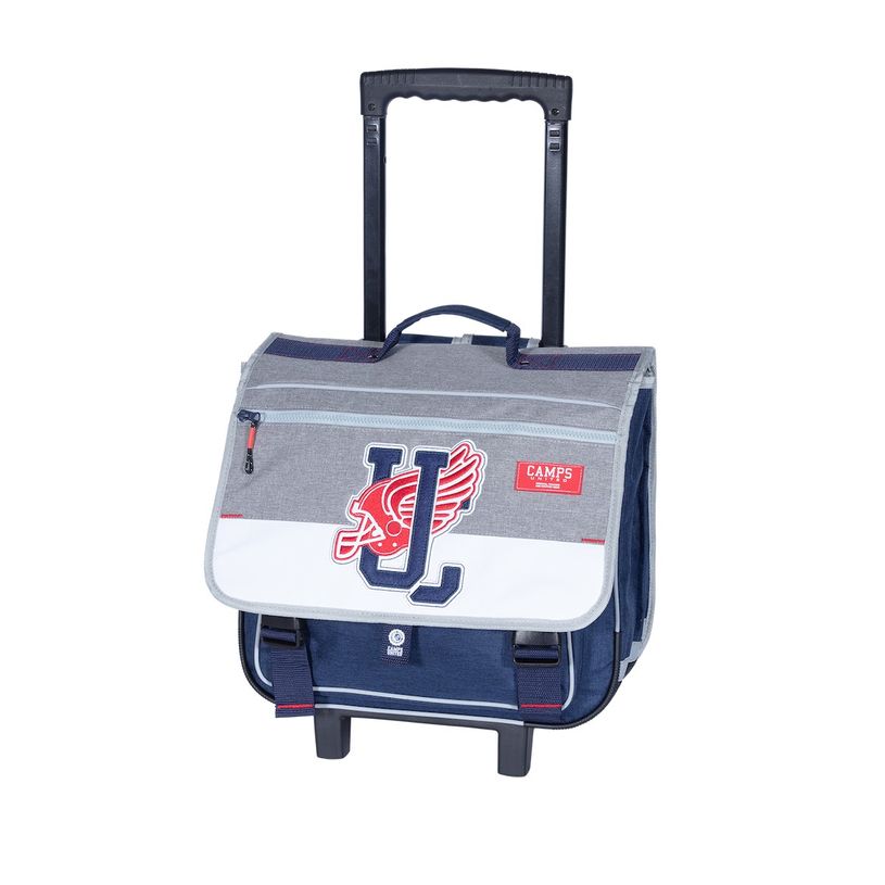 3661507324333-Cartable à roulettes CAMPS Dynamic 38 cm - 2 compartiments - tricolore - Kid'Abord-P_400005994_1-0