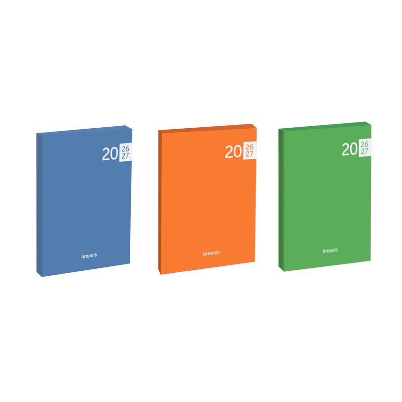 5412303376419-Agenda Veneto - 1 jour par page - 11,5 x 16,9 cm - 3 couleurs disponible - Brepols--0