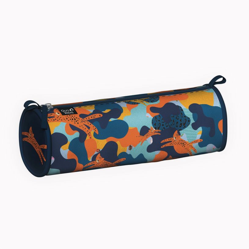 3371010460052-Quo Vadis - Trousse scolaire - Ronde - Animascot - 23x8x8 cm - Toile (polyester) - 1 compartiment(s)--1