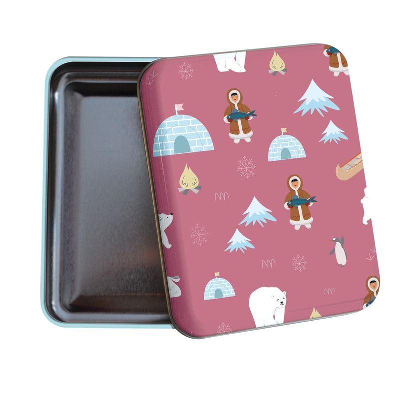 3371010465286-Quo Vadis - Boîte métal - Louise & Arthur - 8x10x2,5 cm - Métal--1