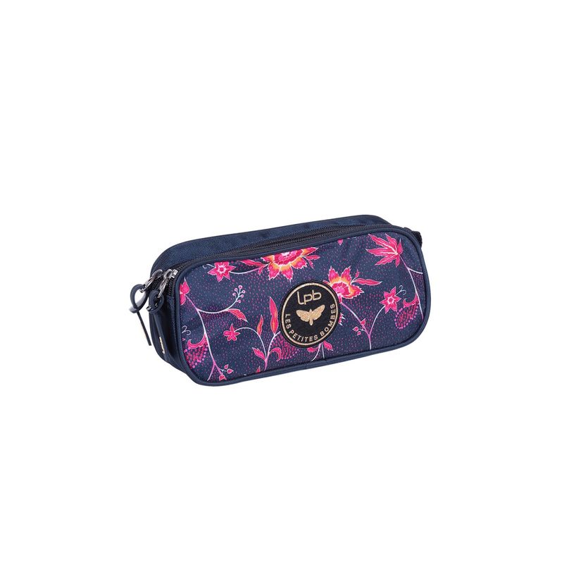 3661507327525-Trousse rectangulaire LES PETITES BOMBES Kyoto - 2 compartiments - Kid'Abord-P_400006015_1-0