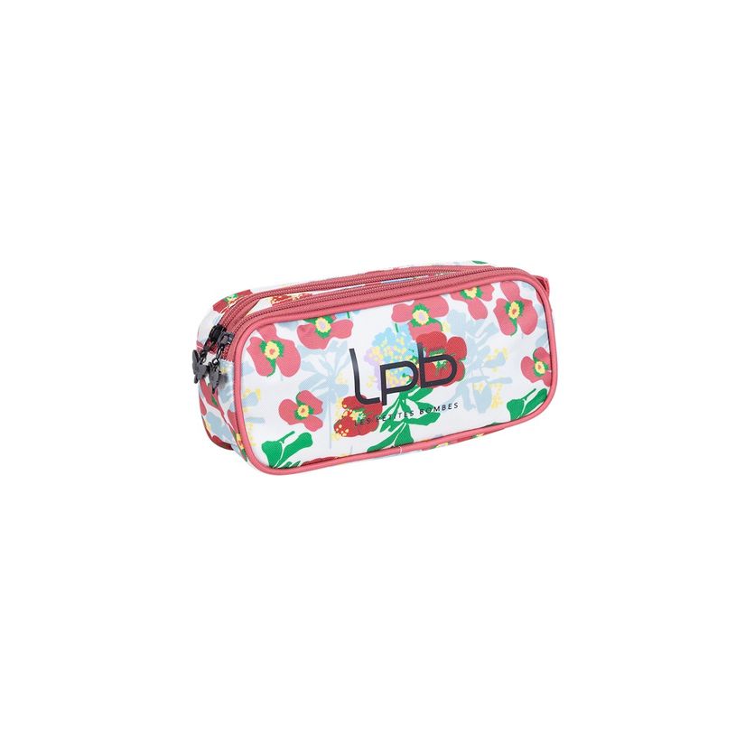 3661507327532-Trousse rectangulaire LES PETITES BOMBES Prairie - 2 compartiments - Kid'Abord-P_400006020_1-0