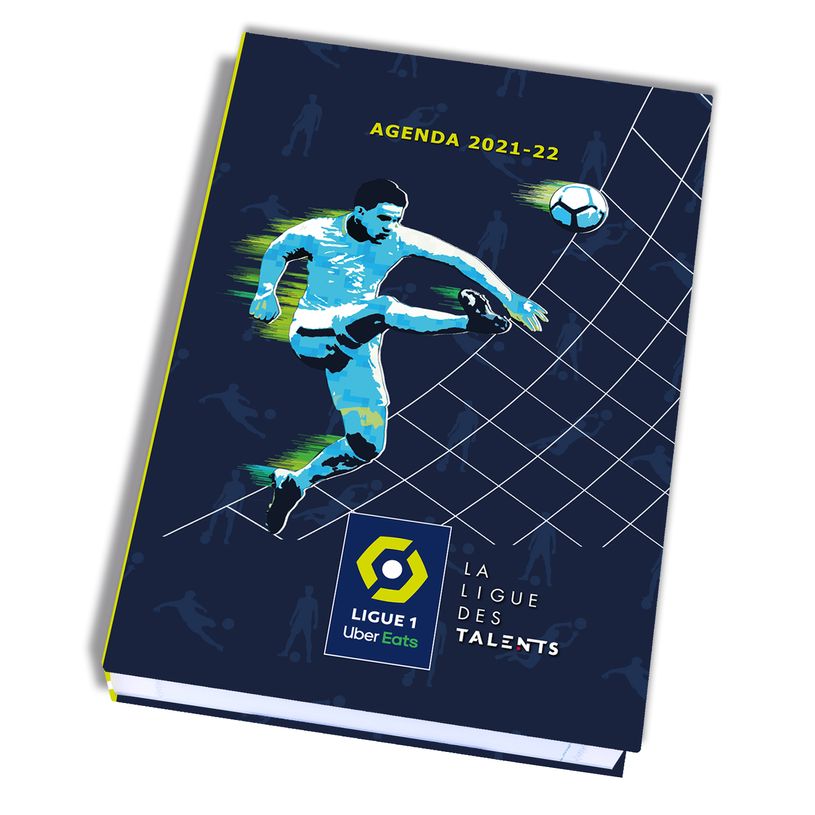 3661507115559-Agenda Ligue 1 Pixel - 1 jour par page - 12 x 17 cm  - Kid'Abord-P_400006030_1-0
