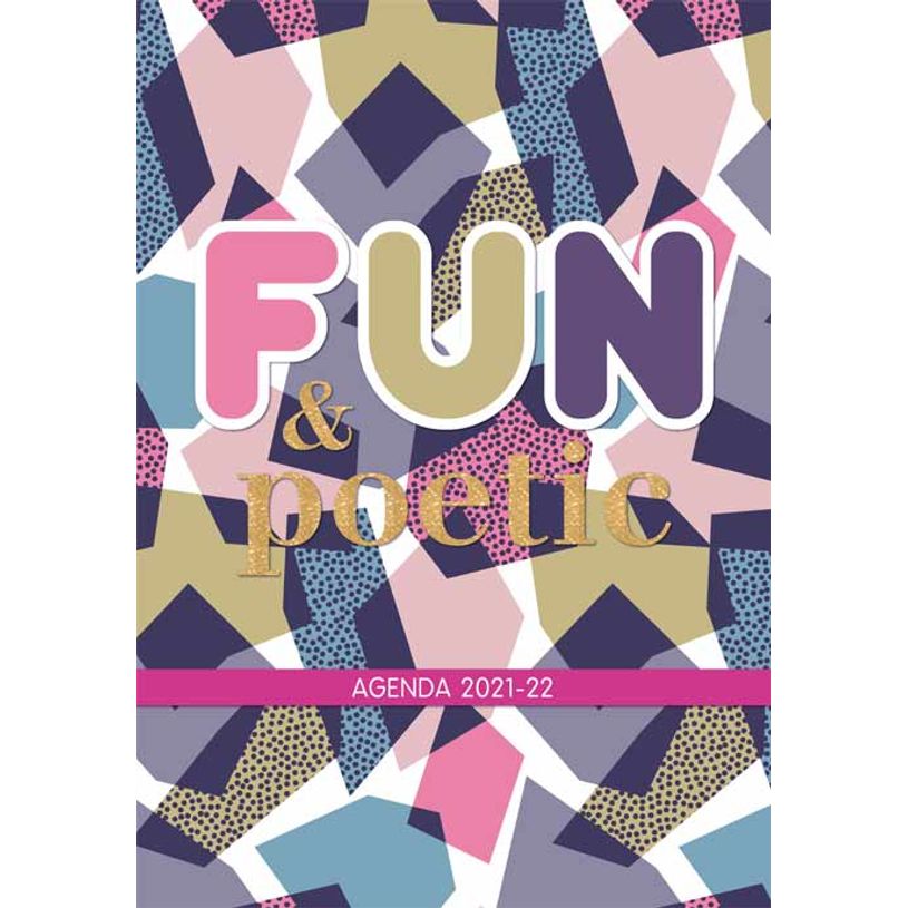 3661507015361-Agenda KIP - 1 jour par page - 12 x 17 cm - 2 décors au choix : Colorblock ou Rainbow 80 -P_400006057_3-2