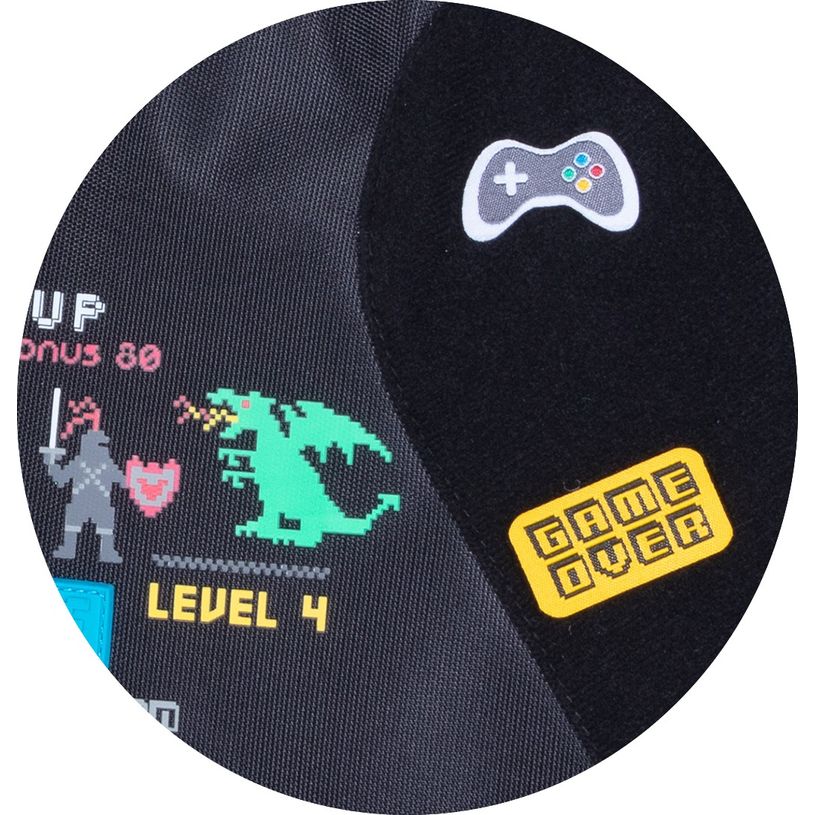 3661507023380-Cartable KIP by Kid'Abord Gaming - 38 cm - 2 compartiments - noir-P_400006059_3-2