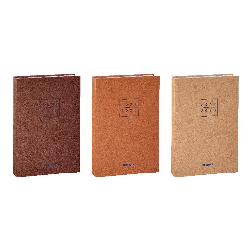 5412303375610-Agenda Exotique - 1 jour par page - 11,5 x 16,9 cm - 3 couleurs disponibles - Brepols-P_400006080_1-0