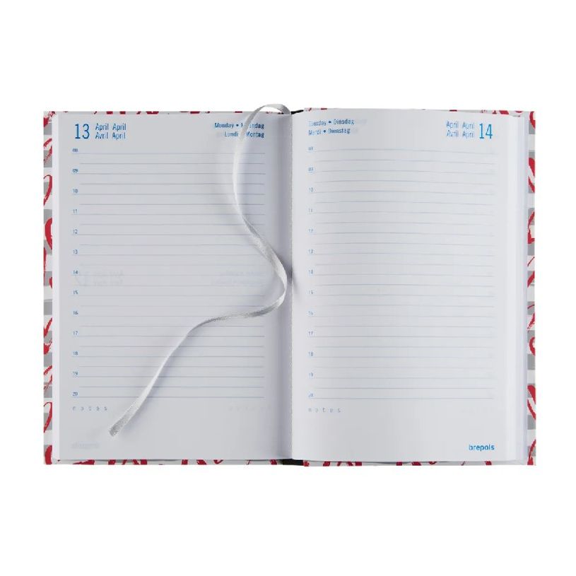 5412303375610-Agenda Exotique - 1 jour par page - 11,5 x 16,9 cm - 3 couleurs disponibles - Brepols-P_400006080_2-1