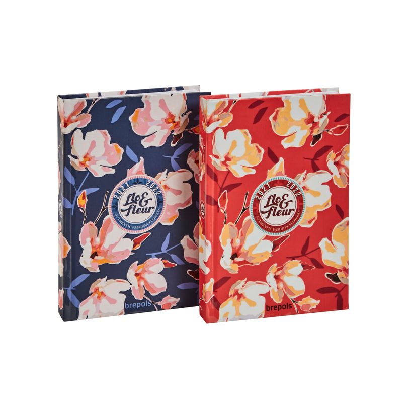 5412303375603-Agenda Flo & Fleur - 1 jour par page - 11,5 x 16,9 cm - 2 décors disponibles - Brepols-P_400006081_1-0