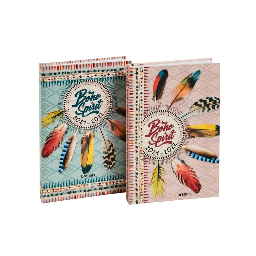 5412303375542-Agenda Boho Spirit - 1 jour par page - 11,5 x 16,9 cm - 2 décors disponibles - Brepols-P_400006082_1-0
