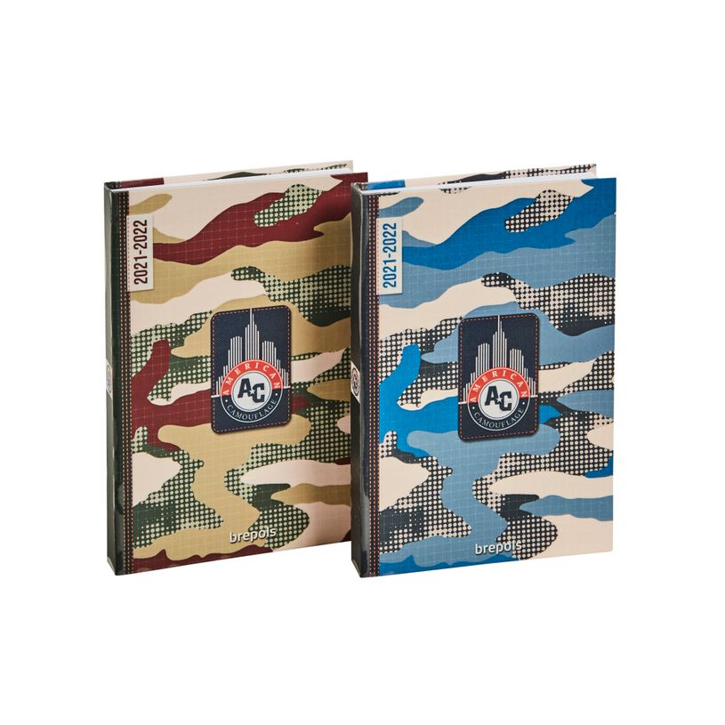 5412303375559-Agenda American Camouflage - 1 jour par page - 11,5 x 16,9 cm - 2 décors disponibles - Br-P_400006083_1-0