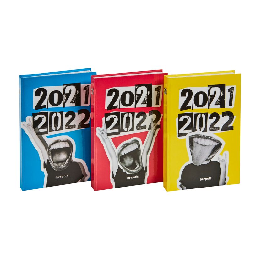 5412303375573-Agenda Punk Collage - 1 jour par page - 11,5 x 16,9 cm - 3 coloris disponibles - Brepols-P_400006085_1-0