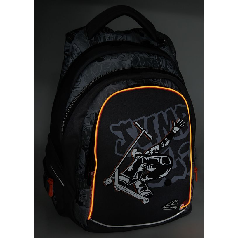 9002638218605-Walker Fame - Sac à dos Scooter gris - 2 compartiments - Carpentras-P_400006091_3-2