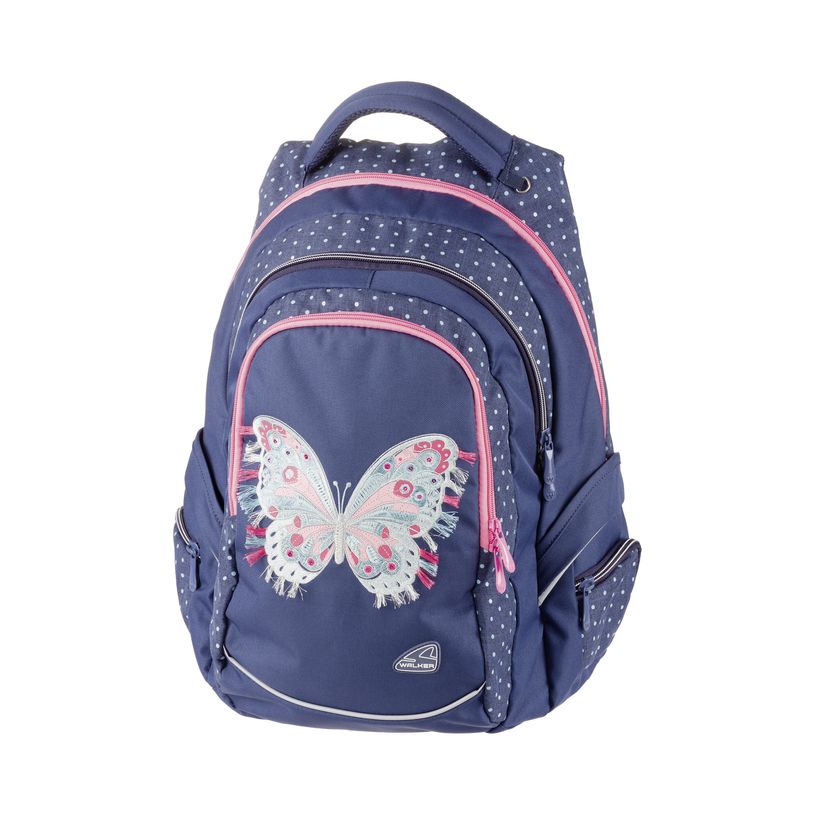 9002638218551-Walker Fame - Sac à dos Magic Butterfly bleu foncé - 2 compartiments - Carpentras-P_400006099_1-0