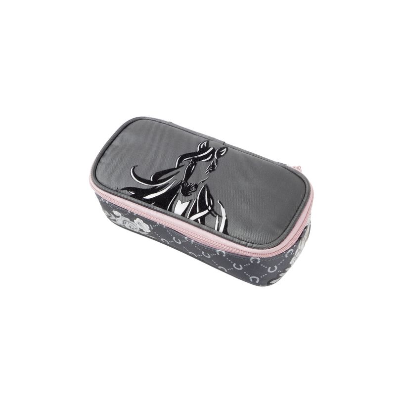 9002638219107-Walker Fame - Trousse plumier Wild Beauty gris - 1 compartiment - Carpentras-P_400006104_1-0