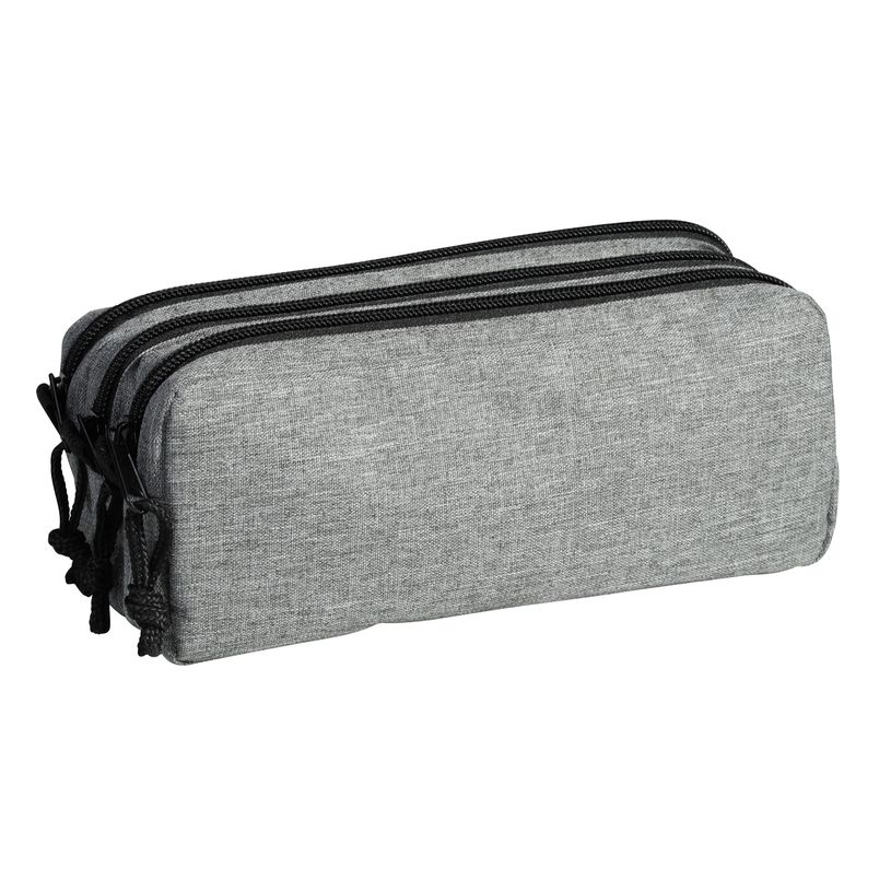 3173745244484-Trousse rectangulaire School 3 compartiments - gris - Carpentras-P_400006167_1-0