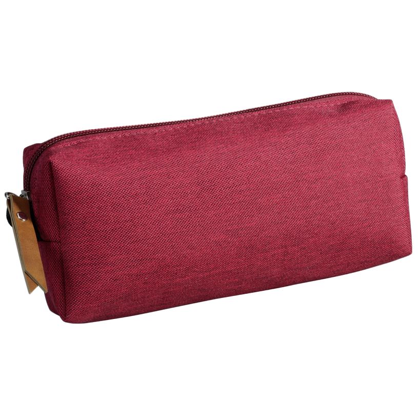 3173742244531-Trousse rectangulaire School 1 compartiment - bordeaux - PET recyclé - Carpentras-P_400006176_1-0