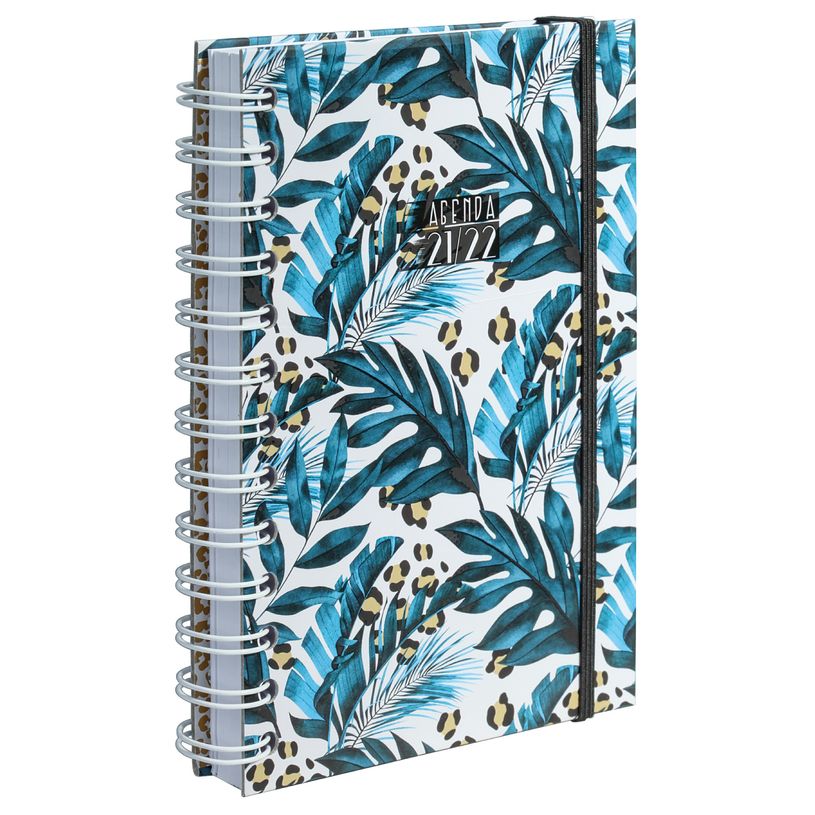 3592930017533-Agenda à spirales Floral bleu - 1 jour par page - 12,5 x 17,5 cm - Bouchut-P_400006200_7-2