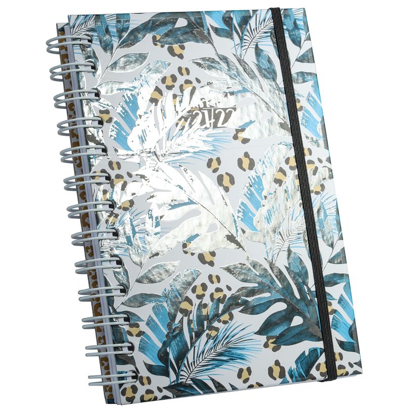 3592930017533-Agenda à spirales Floral bleu - 1 jour par page - 12,5 x 17,5 cm - Bouchut-P_400006200_8-3