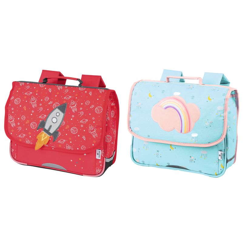 3664447102115-Cartable Stars 35cm - 1 compartiment - 2 décors disponibles - Oberthur-P_400006203_1-0