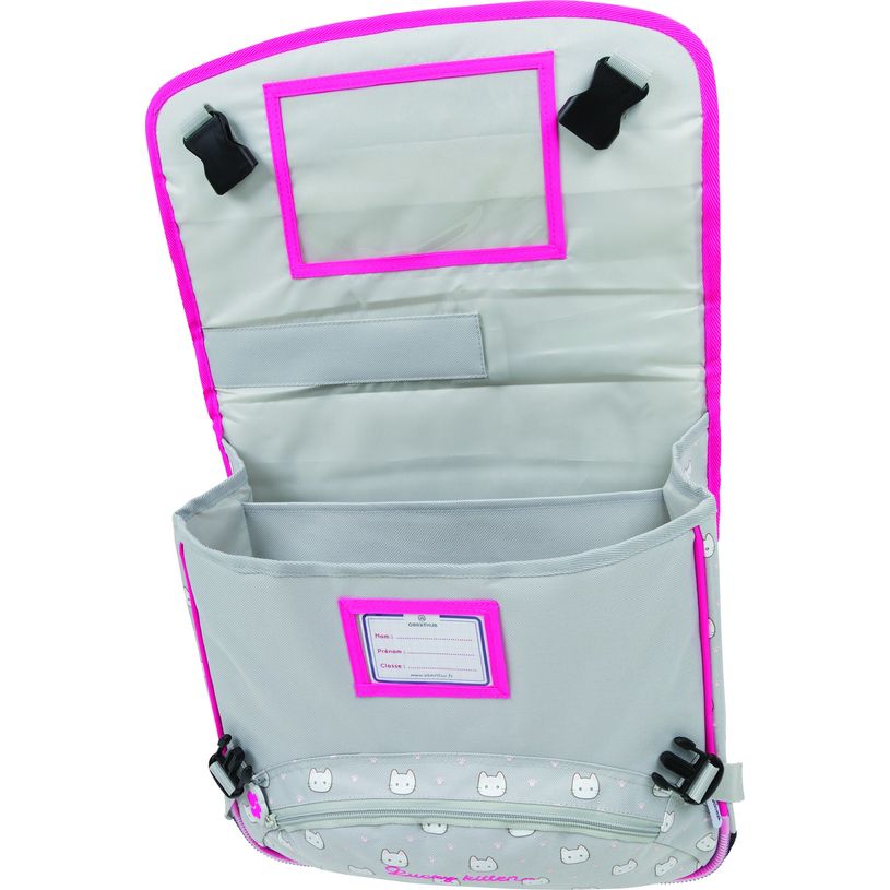 3664447097831-Cartable Chaton Kawaï 38 cm - 2 compartiments - Oberthur-P_400006205_2-1