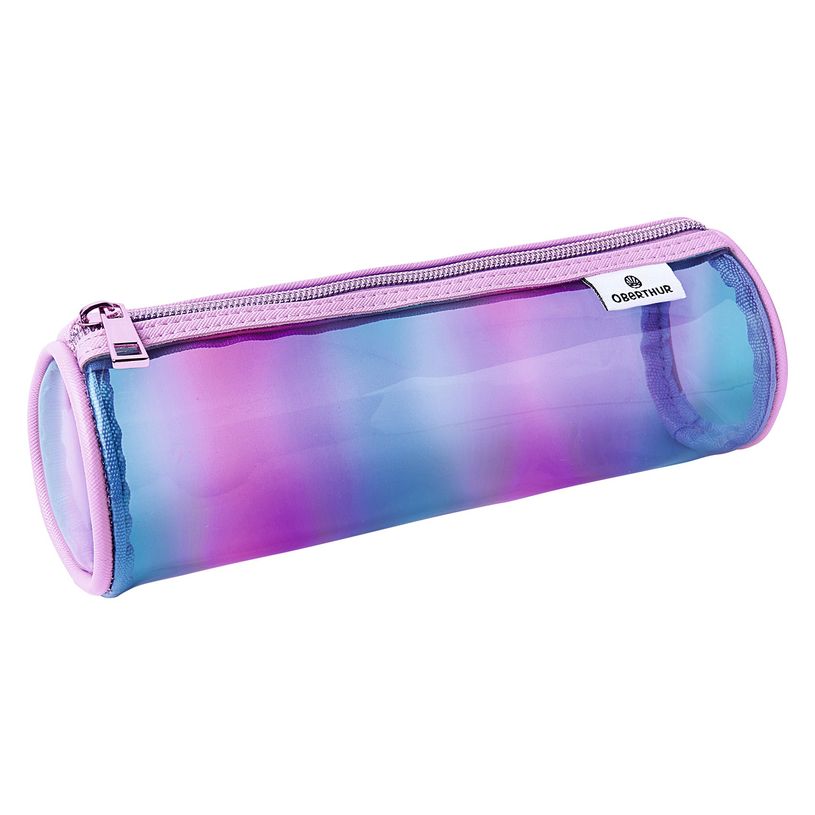 3108726488120-Trousse ronde Rainbow - 1 compartiment - disponible dans différentes couleurs - Oberthur-P_400006208_2-1