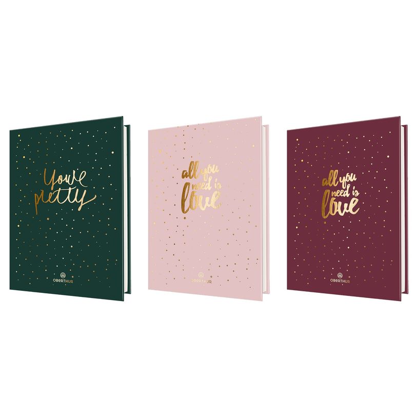 3664447101941-Agenda à élastique Velvet - 1 jour par page - 12,5 x 17,5 cm - 3 décors au choix - Ober-P_400006225_1-0