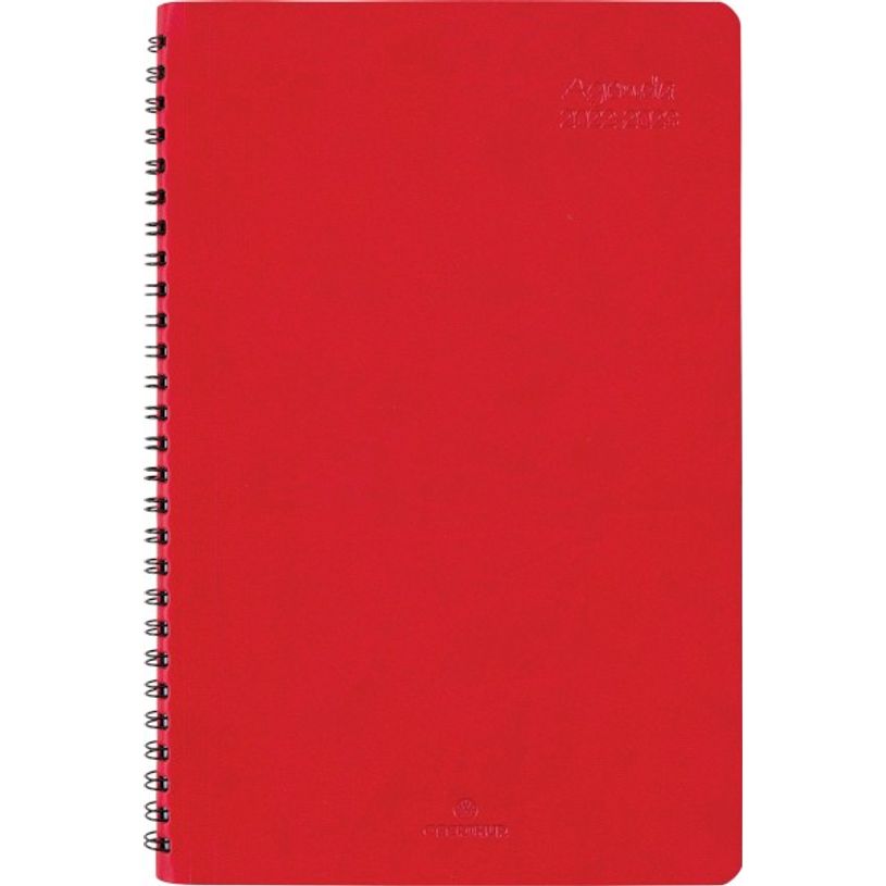 3664447095578-Agenda à spirale Grenade 27 - 1 semaine sur 2 pages - disponible dans différentes couleu-P_400006238_1-0