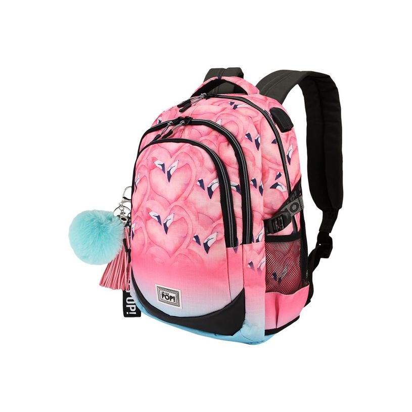 8445118008524-Oh My Pop! Running Flaming - Sac à dos 44 cm - 3 compartiments - Karactermania-P_400006295_1-0