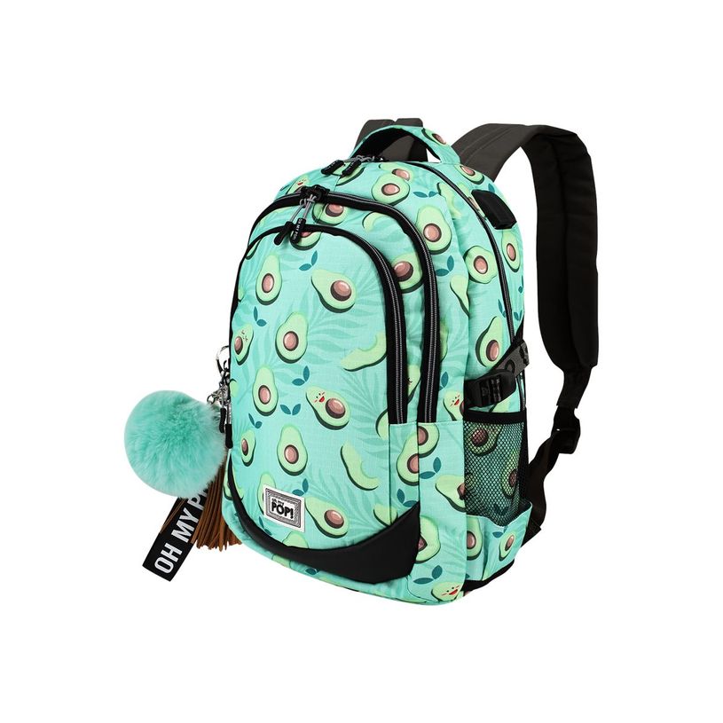 8445118008630-Oh My Pop! Running Awacate - Sac à dos 44 cm - 3 compartiments - Karactermania-P_400006297_1-0