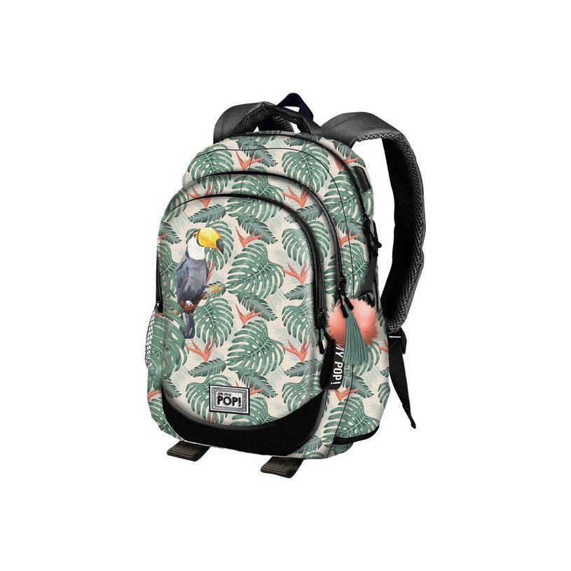 8445118011814-Oh My Pop! Running Toucan - Sac à dos 44 cm - 3 compartiments - Karactermania-P_400006299_1-0