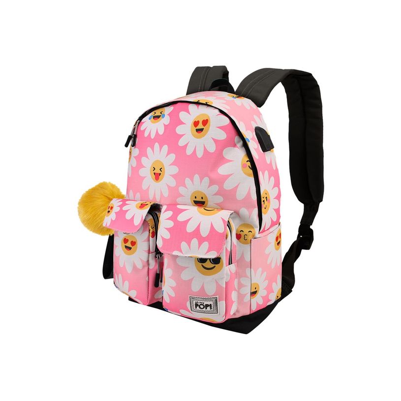 8445118002744-Oh My Pop! Twin Happy Flower - Sac à dos 44 cm - 3 compartiments - Karactermania-P_400006304_1-0