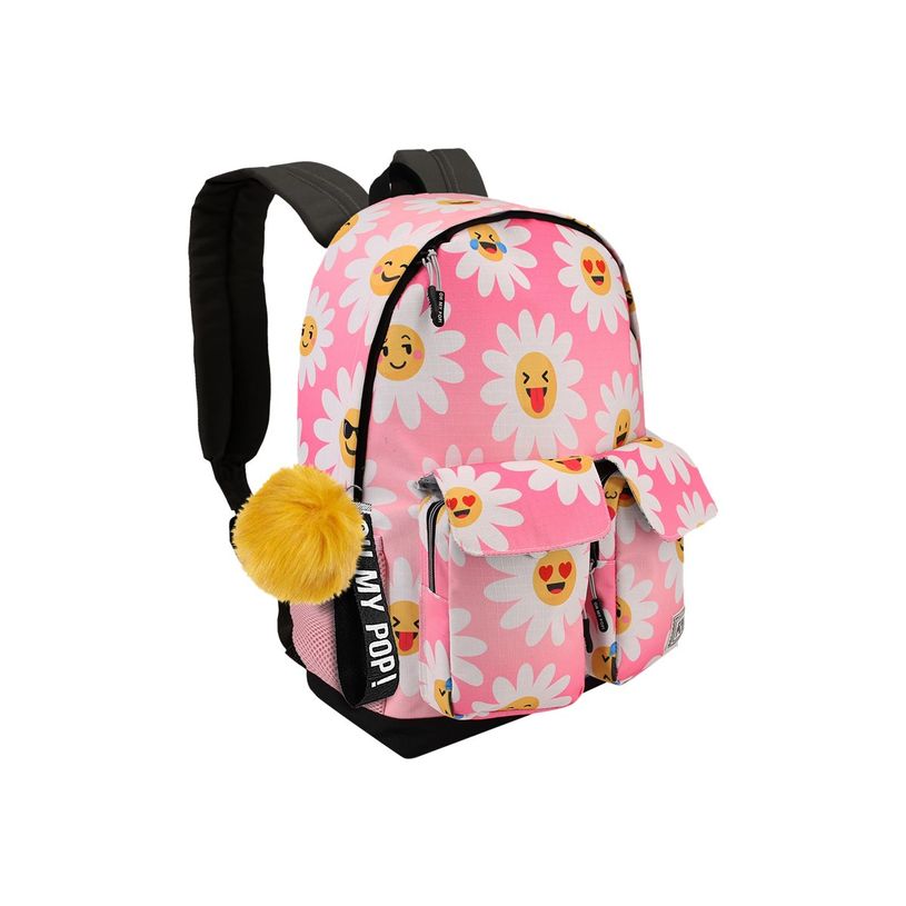 8445118002744-Oh My Pop! Twin Happy Flower - Sac à dos 44 cm - 3 compartiments - Karactermania-P_400006304_3-2