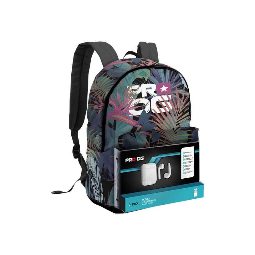 8445118014488-PRODG Hidden - Sac à dos avec écouteurs Bluetooth - 2 compartiments - Karactermania-P_400006308_1-0
