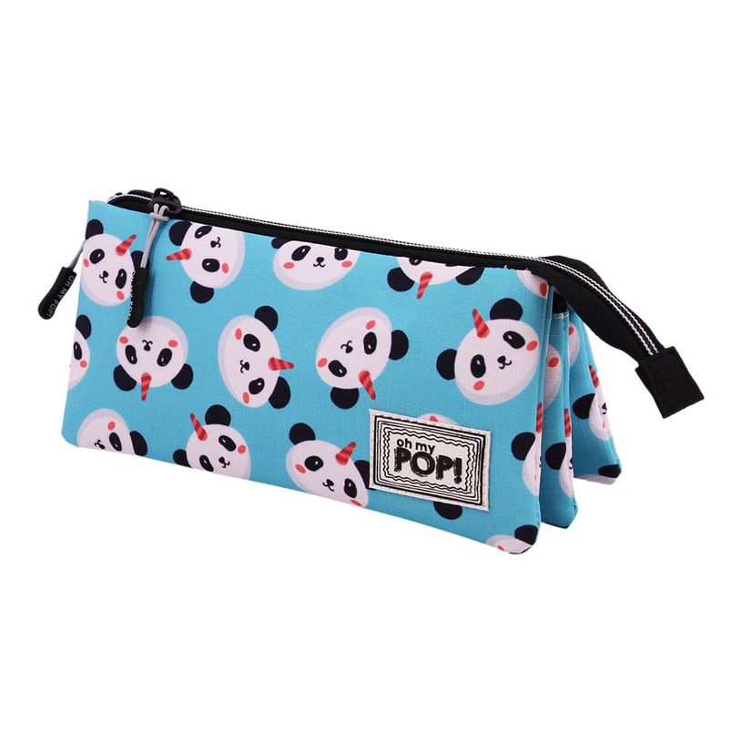 8445118002676-Oh My Pop! Pandicornio - Trousse 3 compartiments - Karactermania-P_400006328_1-0