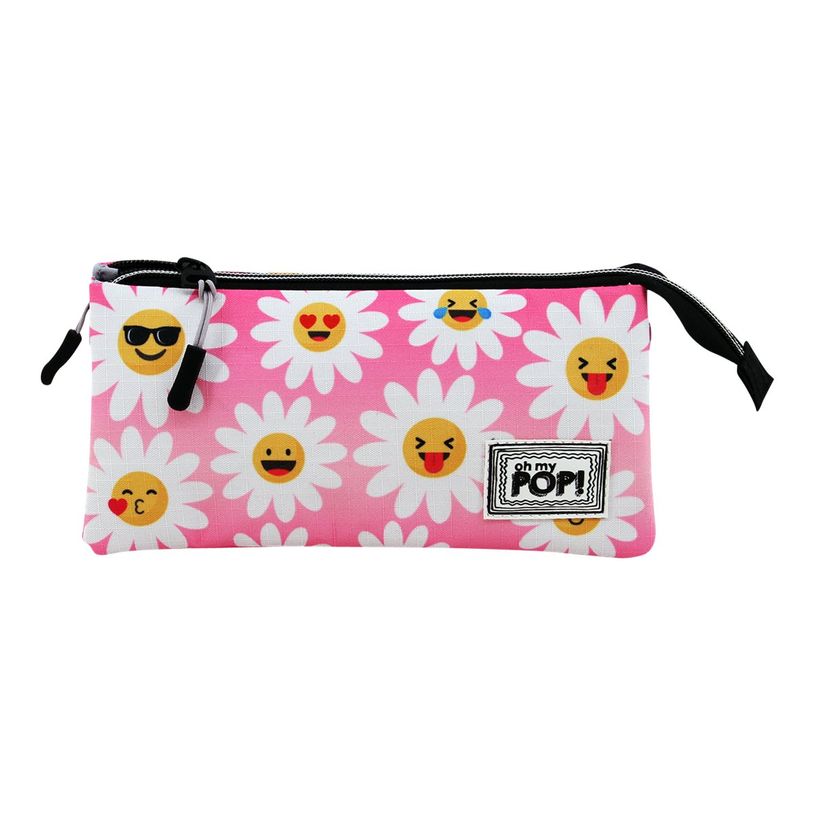 8445118002799-Oh My Pop! Happy Flower - Trousse 3 compartiments - Karactermania-P_400006329_1-0