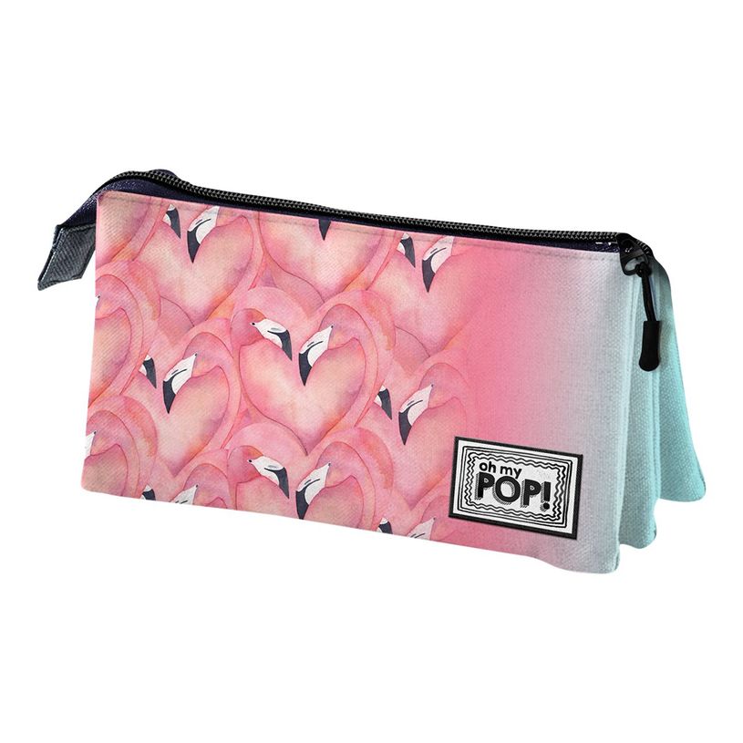 8445118008562-Oh My Pop! Flaming - Trousse 3 compartiments - Karactermania-P_400006330_1-0