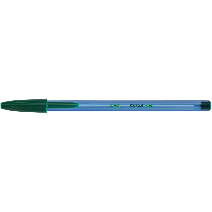 3086123527652-BIC Cristal SOFT - Stylo à bille - vert - 1 mm-P_400006359_2-1