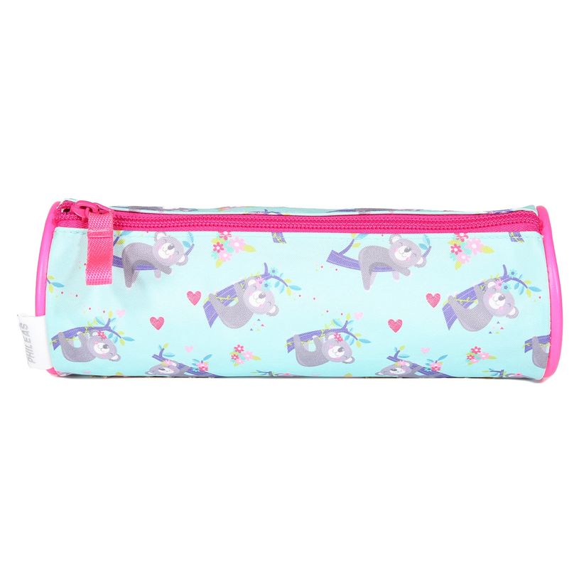 4891320457294-Trousse ronde Phileas Koalas - 1 compartiment - bleu - Bagtrotter-P_400006366_1-0