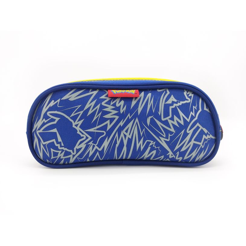 3700516280022-Trousse rectangulaire Pokemon - 2 compartiments - bleu marine - Bagtrotter-P_400006402_2-1