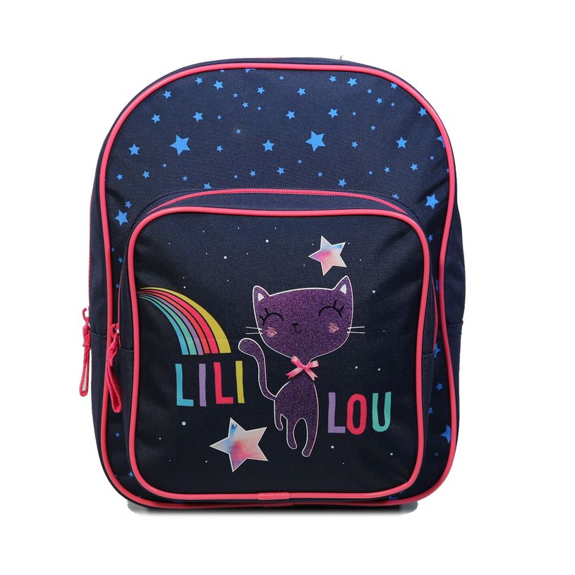 4891320452688-Sac à dos maternelle Lililou - 1 compartiment - bleu marine - Bagtrotter-P_400006422_1-0