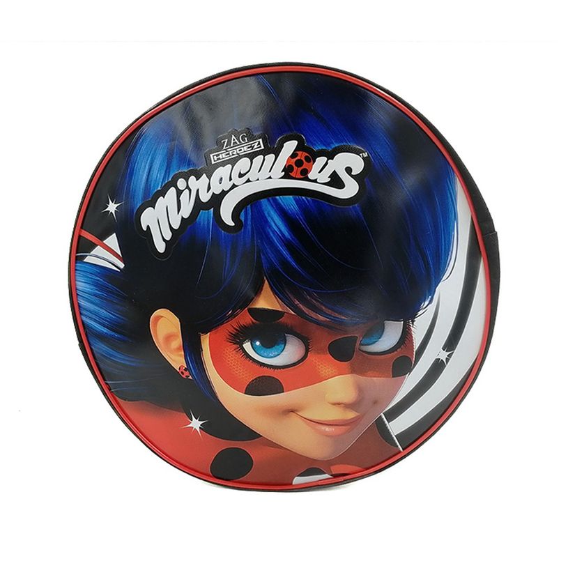 3700516280046-Sac à dos maternelle Miraculous - 1 compartiment - noir et rouge - Bagtrotter-P_400006424_1-0