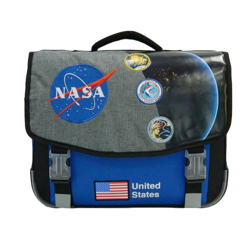 4891320452916-Cartable NASA 41 cm - 2 compartiments - gris - Bagtrotter-P_400006446_1-0