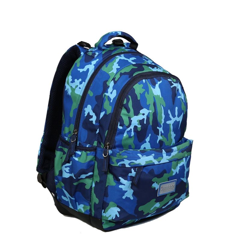 4891320456112-Sac à dos Phileas Militaire - 2 compartiments - bleu - Bagtrotter-P_400006453_2-1