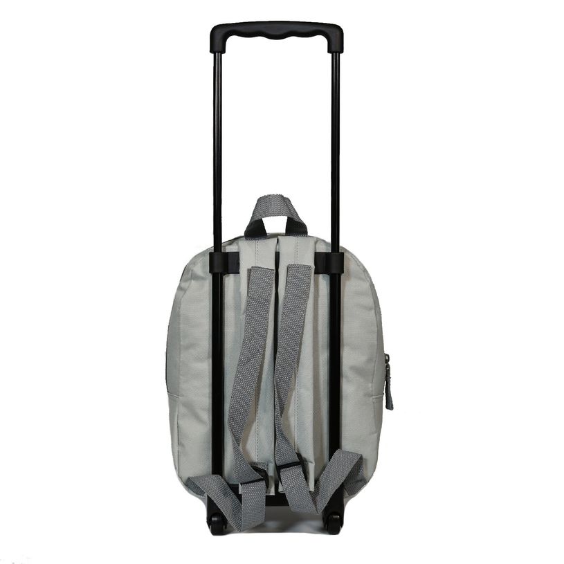 4891320451742-Sac à dos à roulettes Star Wars Mandalorian - 1 compartiment - gris - Bagtrotter-P_400006457_3-2