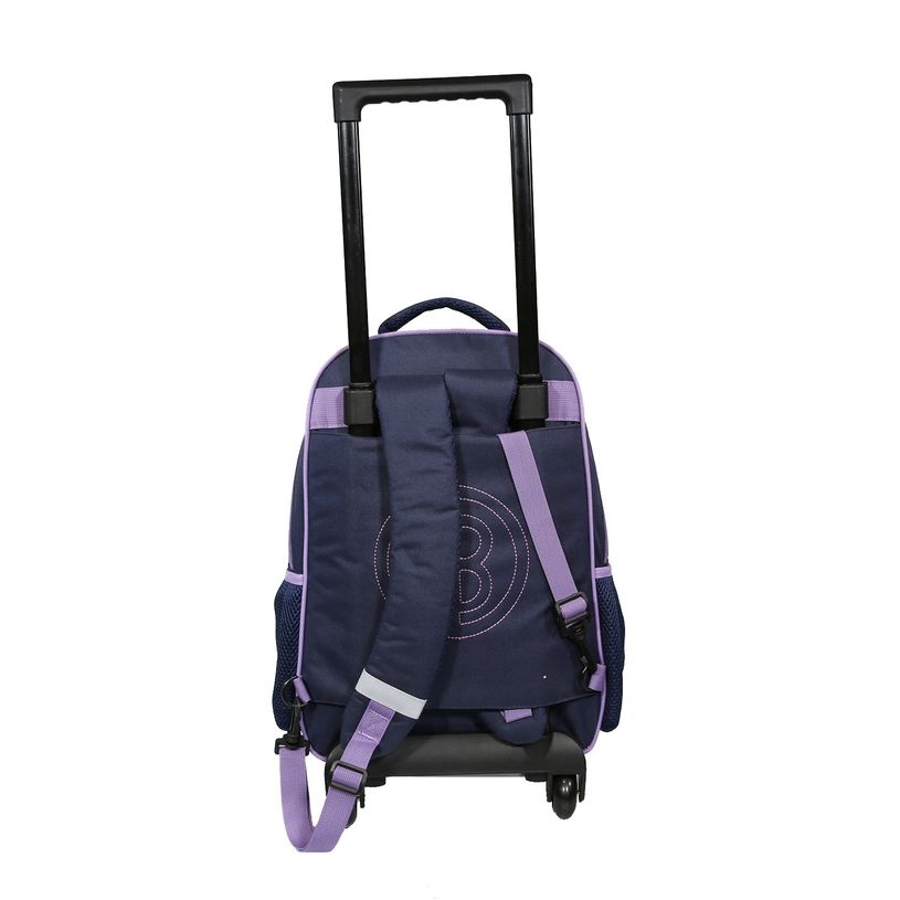 4891320451643-Sac à dos à roulettes Poivre Blanc - 2 compartiments - bleu marine - Bagtrotter-P_400006460_3-2