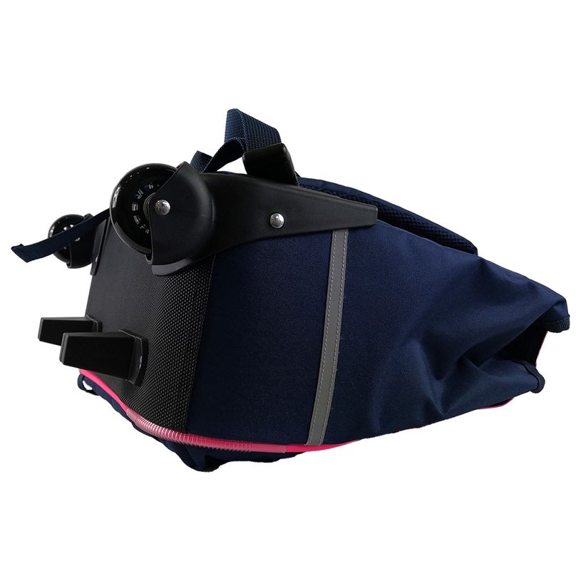 4891320453654-Cartable à roulettes Phileas Papillons - 2 compartiments - violet - Bagtrotter-P_400006464_5-4