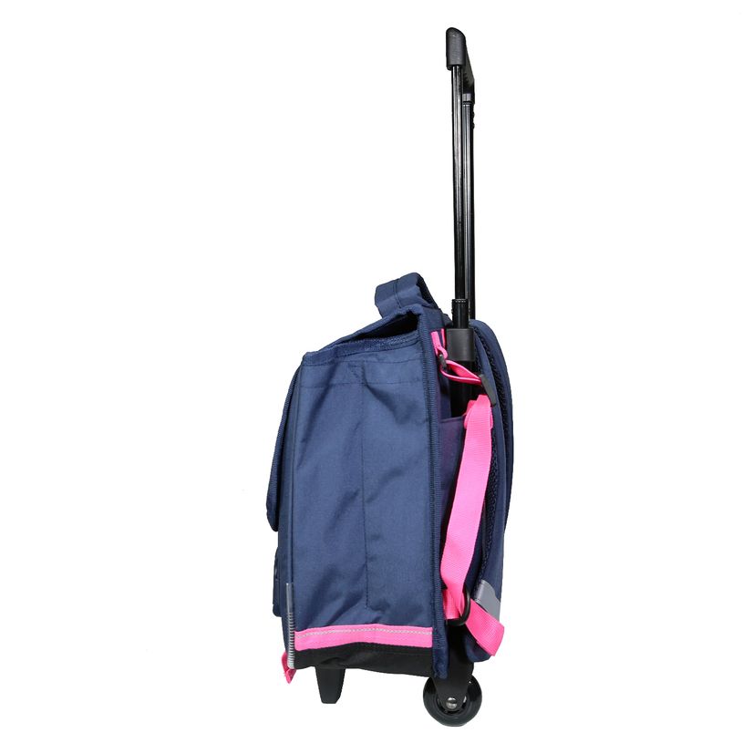 4891320453623-Cartable à roulettes Lililou - 2 compartiments - bleu marine - Bagtrotter-P_400006466_3-2
